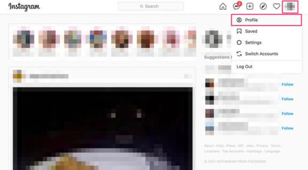 تغییر رمز اینستاگرام